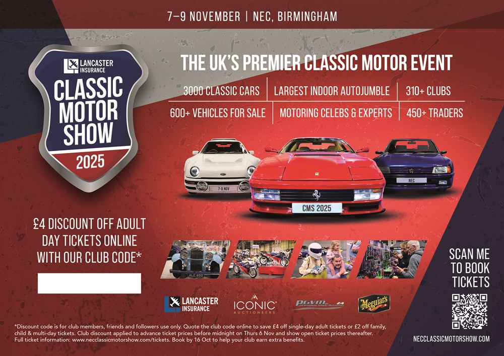 NEC Classic Motor Show 2025